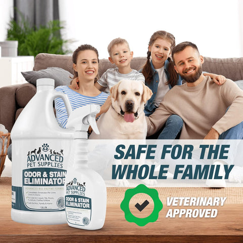 Odor Eliminator Combo Pack - Cleans Accidents in a Hurry without Dangerous Ingredients That Can Make Pets Sick - Bio-Enzyme Cat and Dog Urine Pee Smell Remover Carpet Cleaner